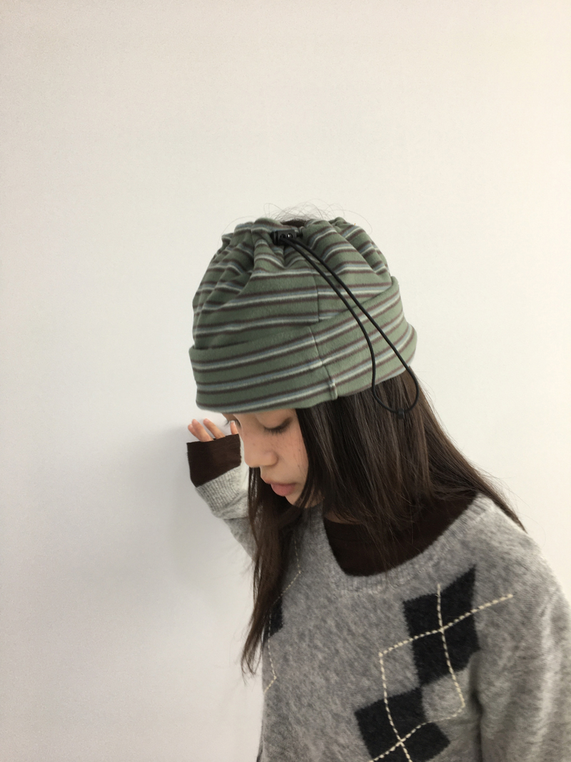 セリル ストリング フリース ビーニー (4color)