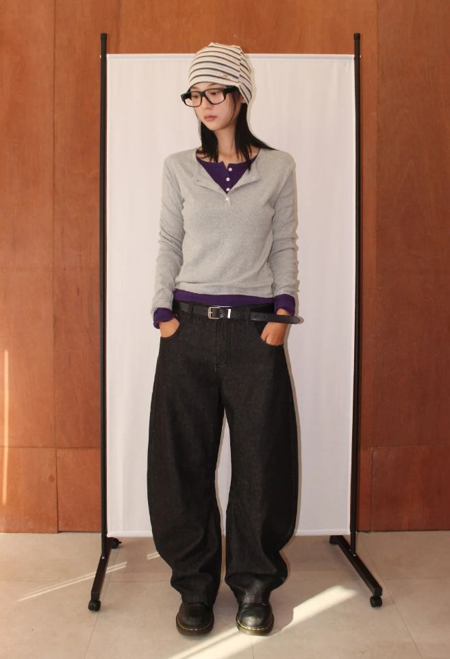 DART BARREL WIDE DENIM