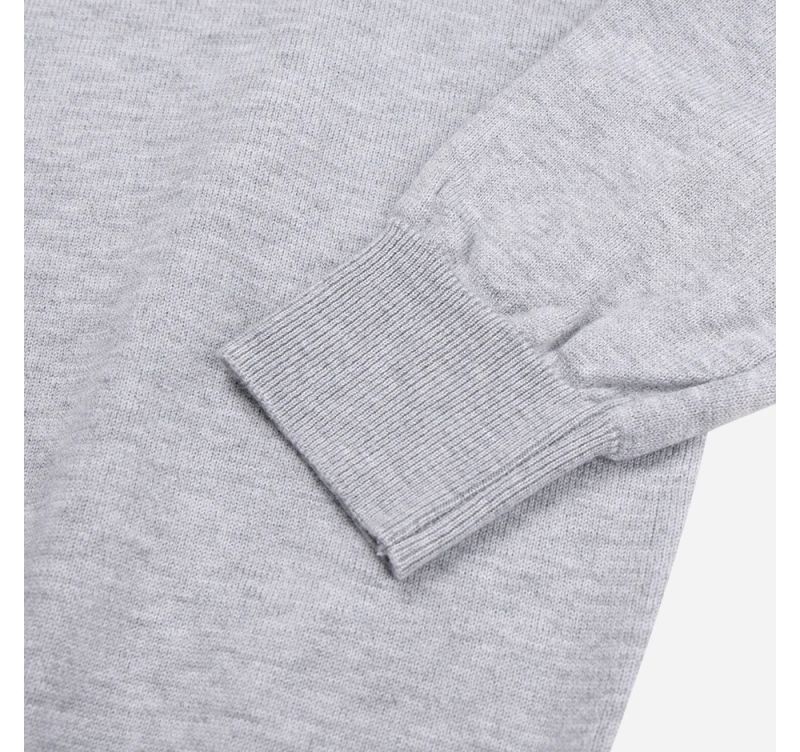 Stand Cropped Knit Cardigan
