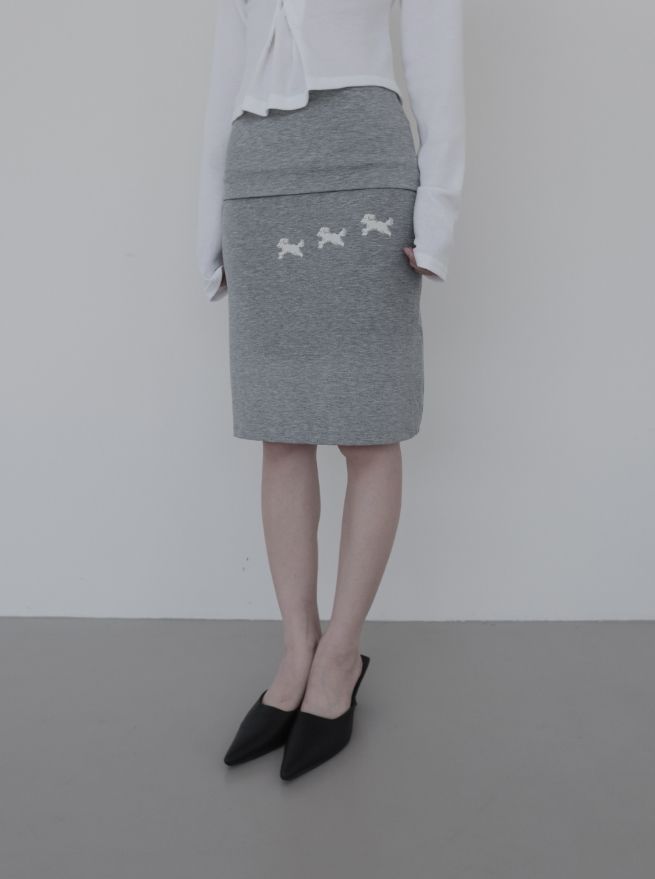 Pouch Midi Skirt
