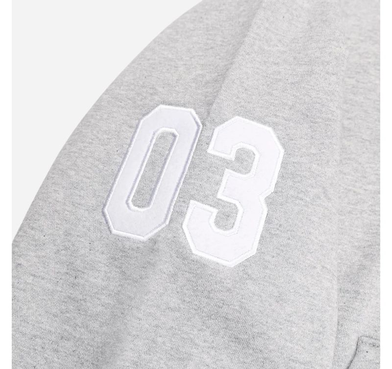 Spur Embroidery Hood Zip-up