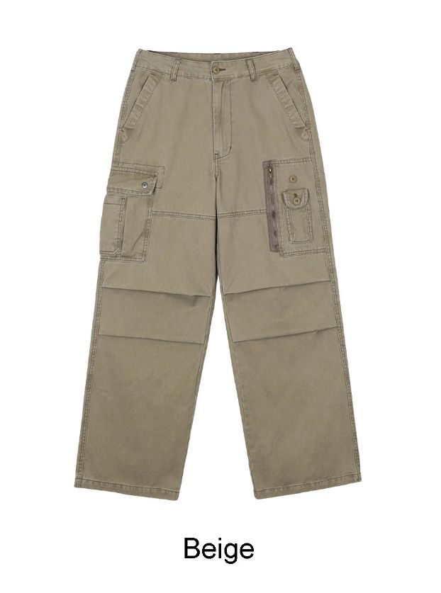 Hedin Unbalance Button Cargo Pants