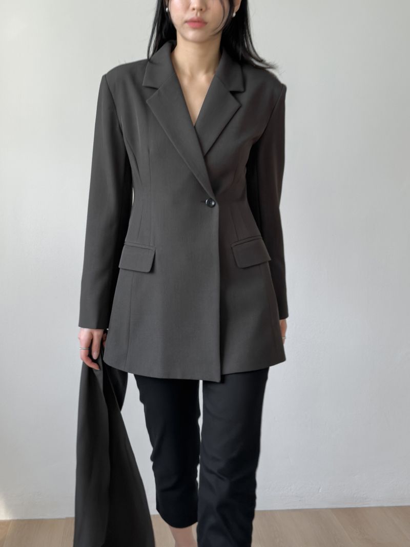 [Scarf SET] Glass Wrap Half Jacket