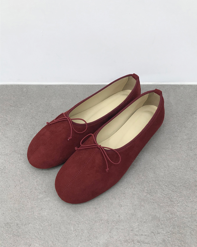 Odette Bow flat shoes (3color)