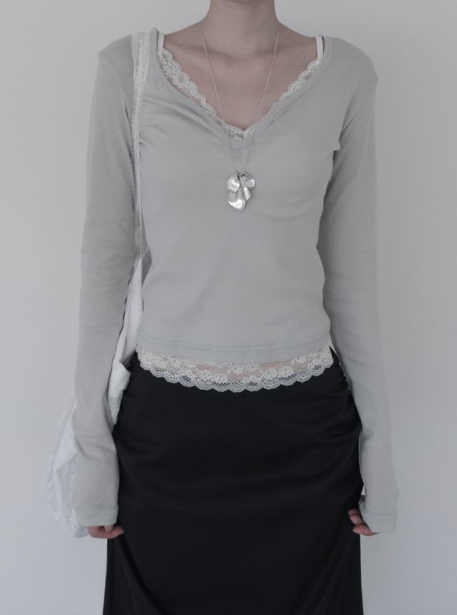 Yubeu Shirring Long Skirt
