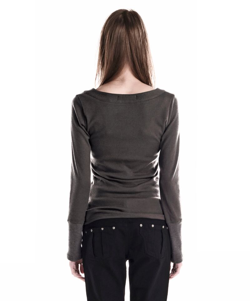 8-BUTTON HENLEY TOP KHAKI