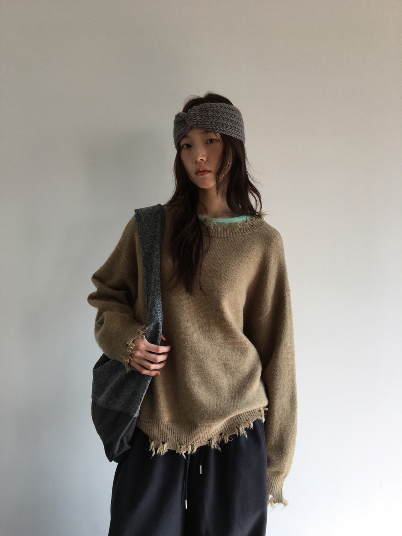 Laru Damage Knit (3color)