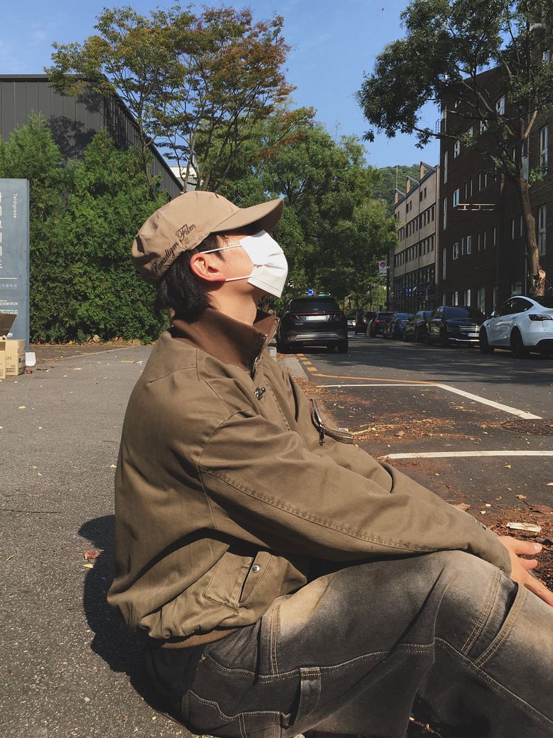 Ash Burn High-Neck Buckle Short Field Jacket 3C