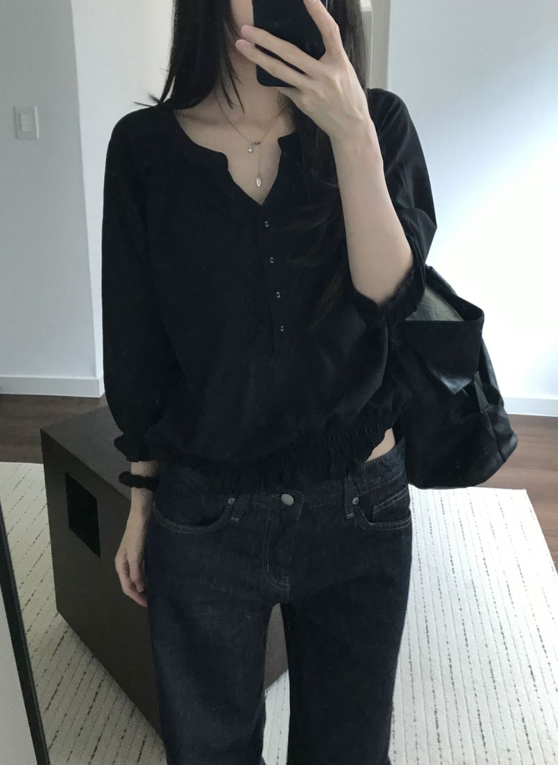Hav Shirring Blouse (2 colors)