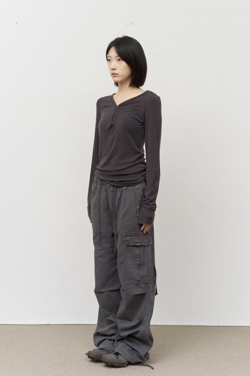 (W) キット ウール テンセル トップ