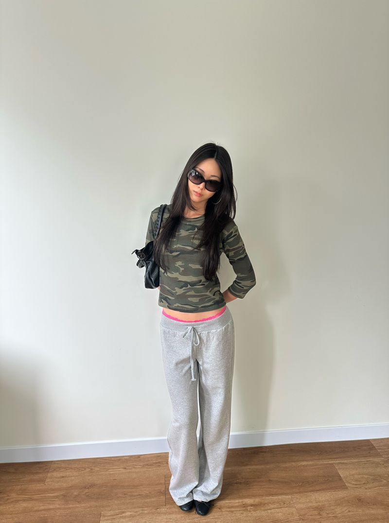lowrise sweat pants
