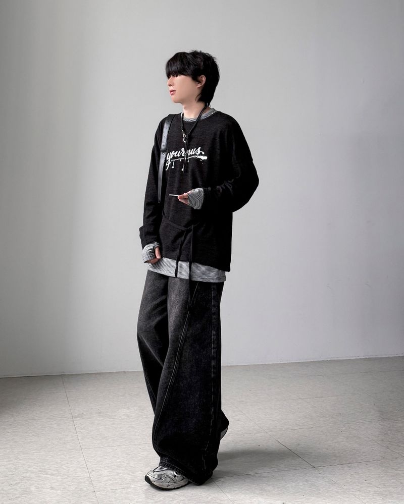 26FW★ Belted Strap Loose Knit