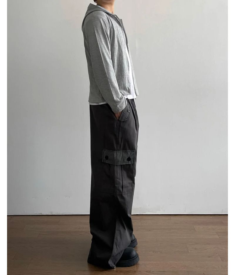 City Slub Crop Hood Zip-up