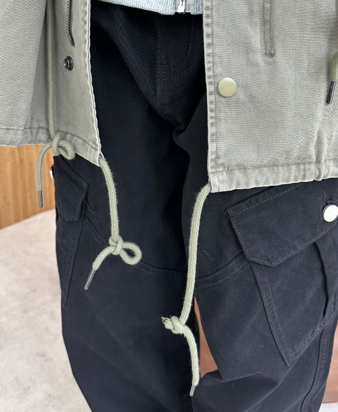 Lawn Washed Pigment Field Jacket