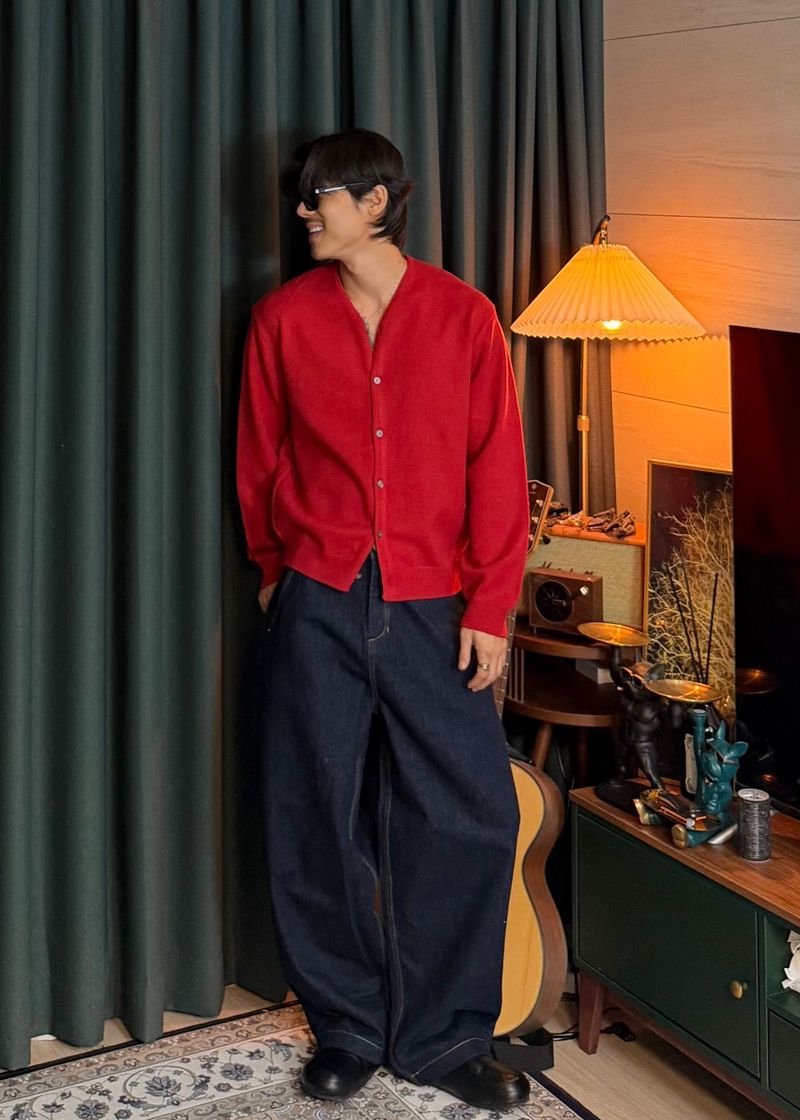 Modal Y-Neck Cardigan 6COLOR