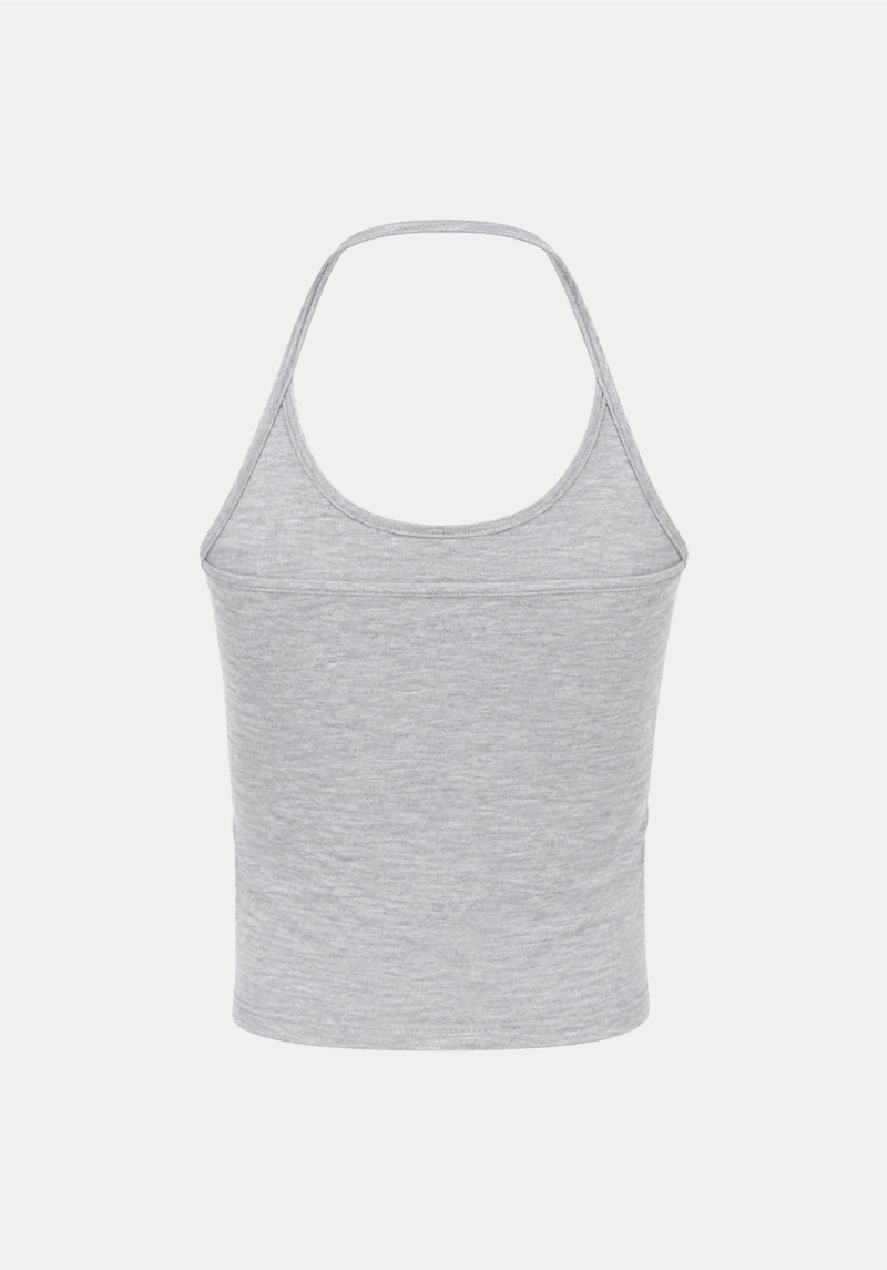 Luna Slim Halter Sleeveless Top
