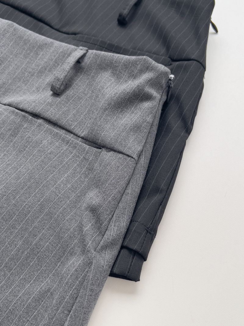 Milo Striped Layered Skirt Pants