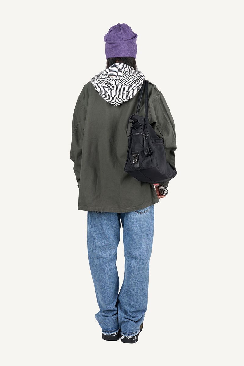 Washed Military Field Jacket
