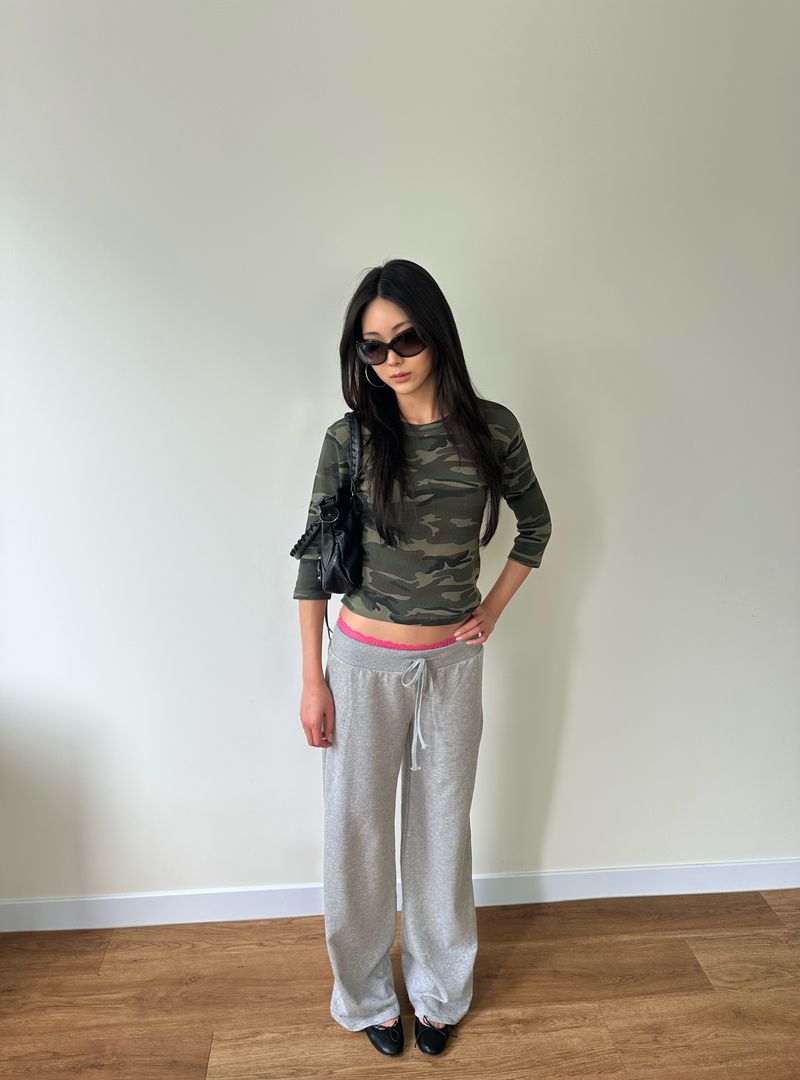lowrise sweat pants