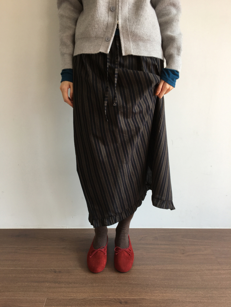 Cher frill long skirt (2color)