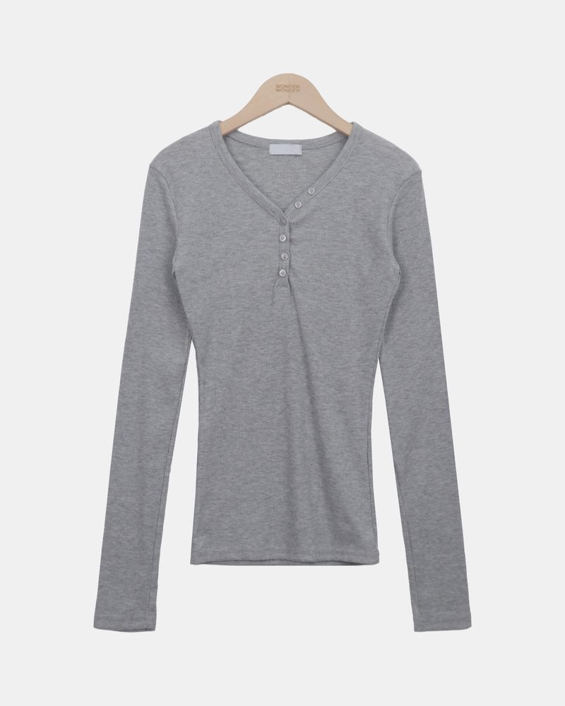 Rohan Button V-Neck Long-Sleeve T-Shirt
