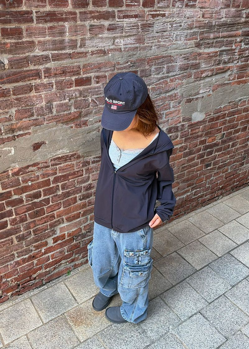 SLEEK HOOD ZIP-UP (3color)
