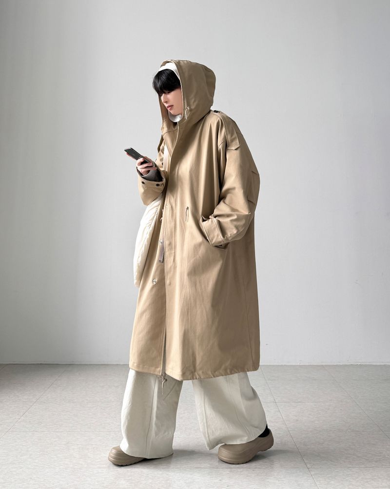 Edion Maxi Hooded Coat