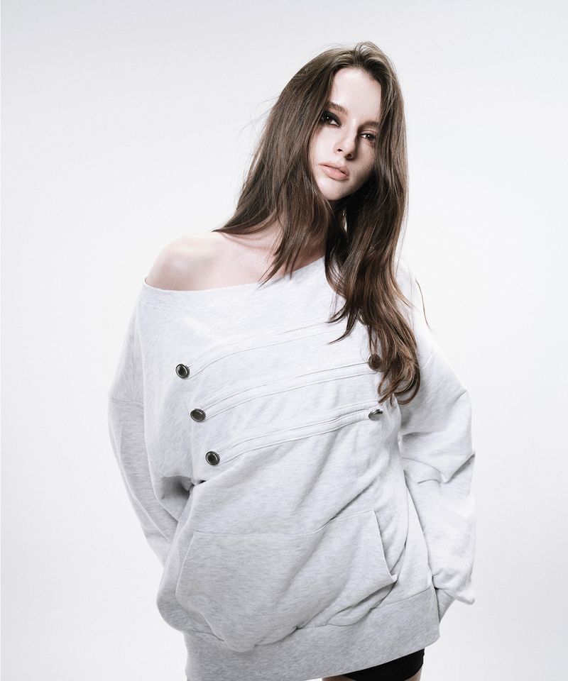 NAPOLEON SWEAT DRESS (GREY)