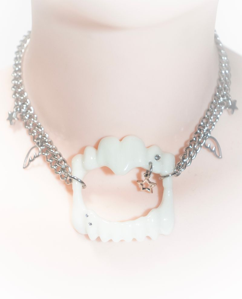 Bite Toothgem Necklace