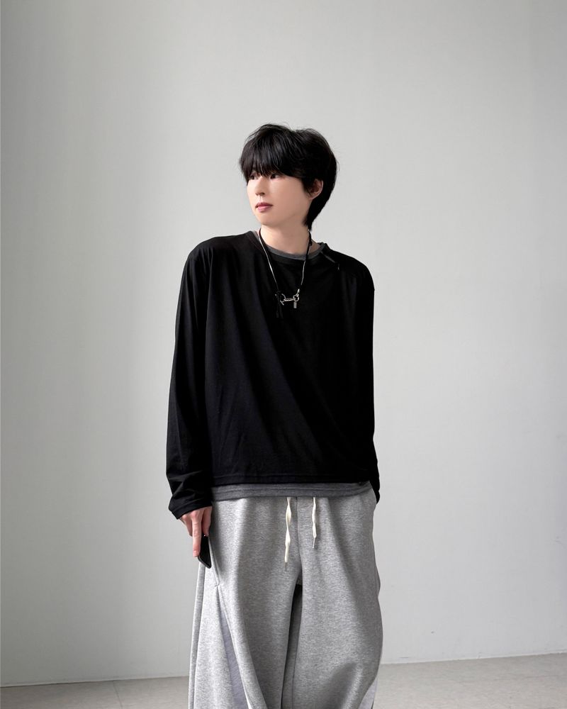フリーズ レイヤード ロングスリーブ
