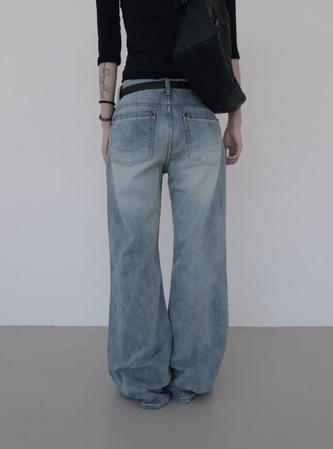 Loen Straight Low Denim