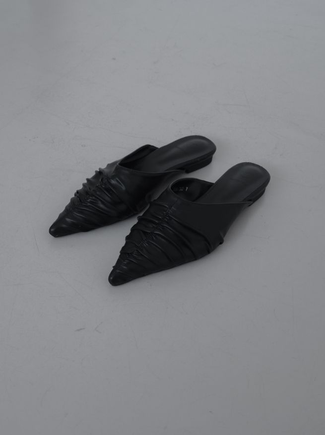1220 Shirred Stiletto Mule (1cm)
