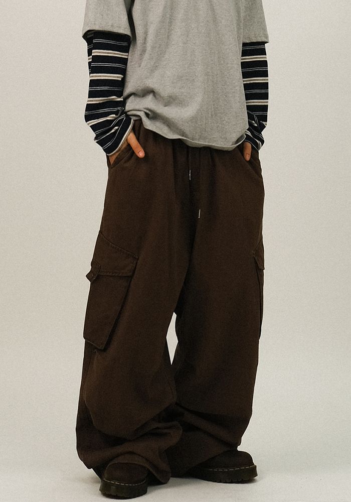 SEMIKAJI（セミカジ）の「AU コットン パネル カーゴ パンツ（パンツ）」