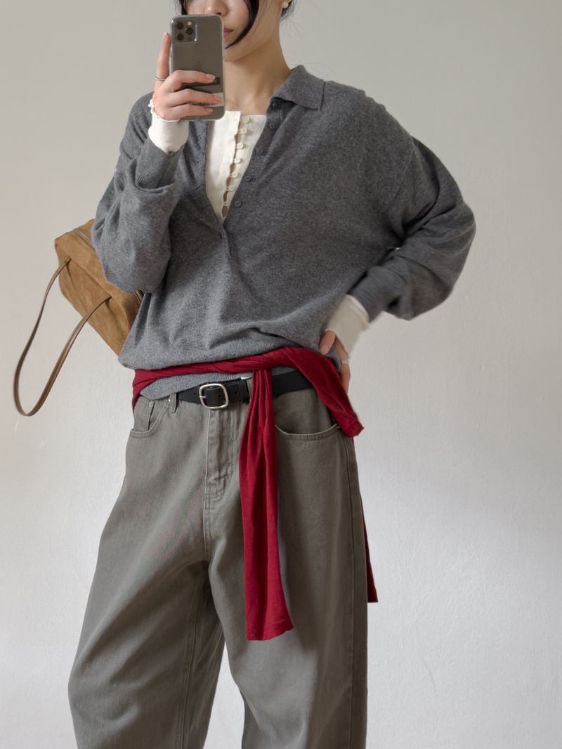 802 Bio Wide Denim Pants