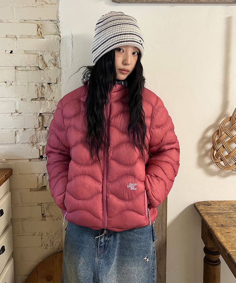 SOFT AIR HIGH-NECK PADDED JACKET PINK (CV2GFUB902A)