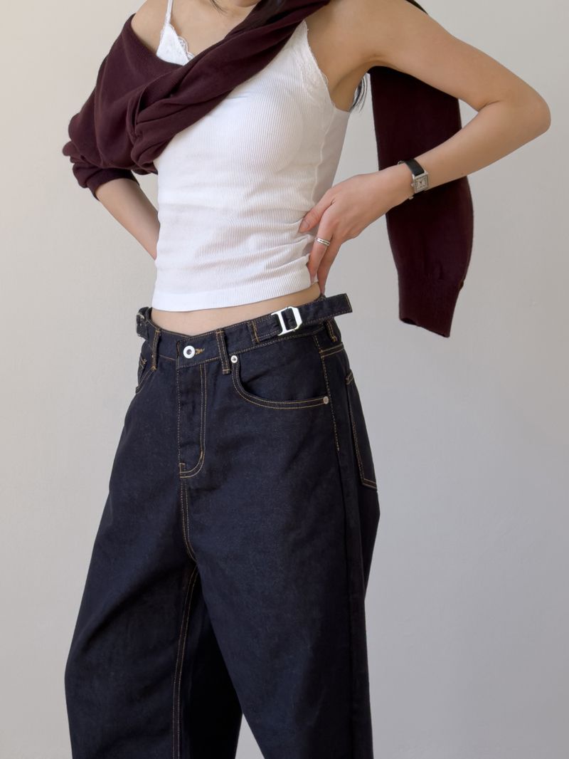 Adjust Selvedge Wide Pants
