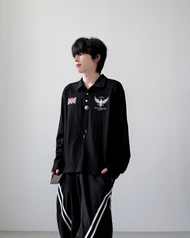 Eagle Stitch Collar T-shirt