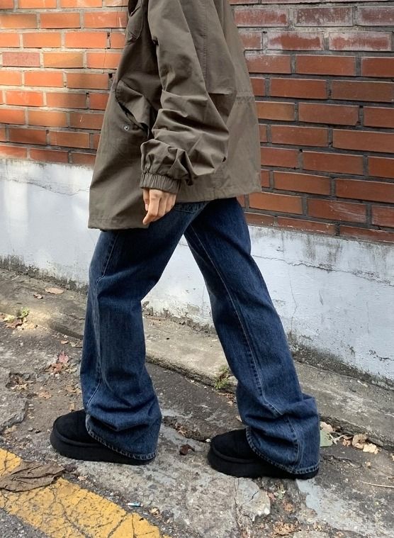 Utaka Semi-Bootcut Denim Pants
