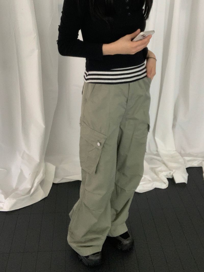 Eddie Wide-Pocket Cargo Pants