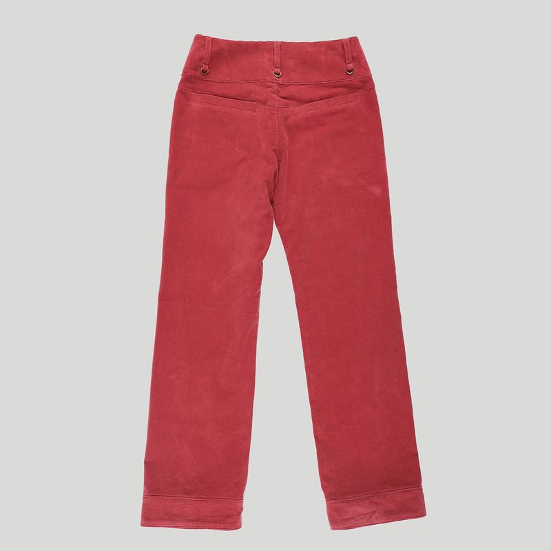 BUTTON-CUFF CORDUROY TROUSERS