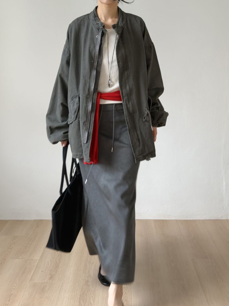 Holic Pigment Over Fit Field Jacket