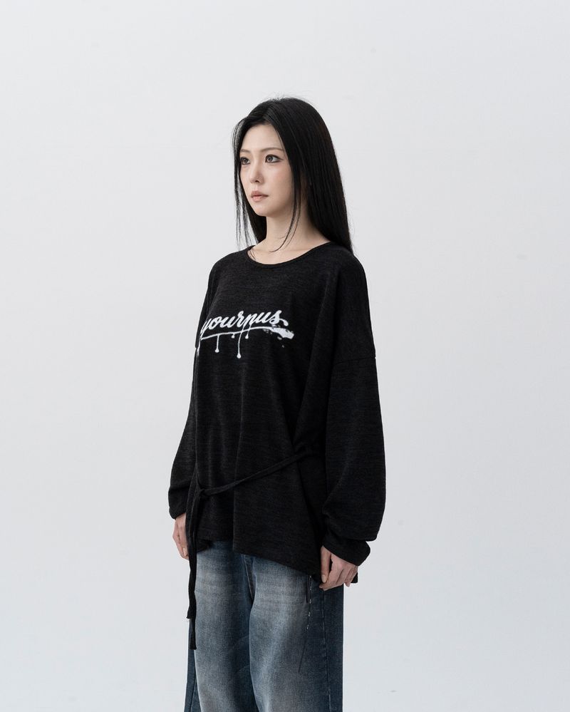 26FW★ Belted Strap Loose Knit