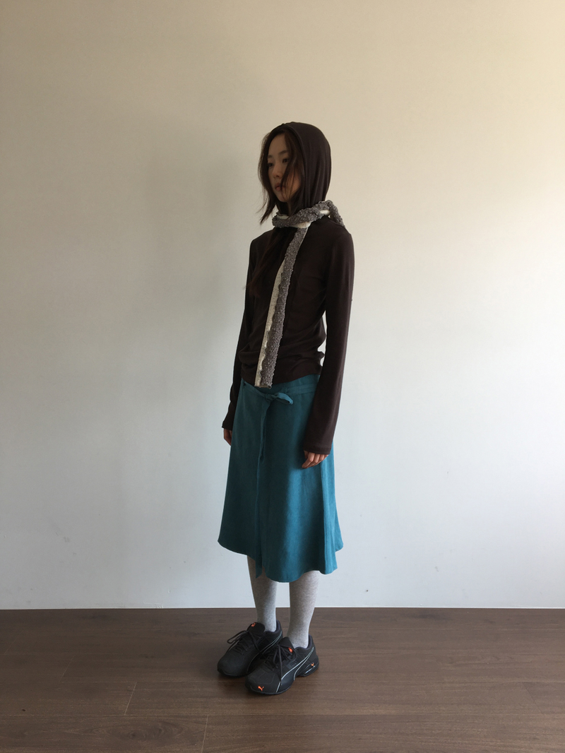 Witty Slim Hooded Long Sleeve (3color)