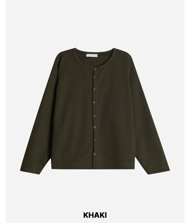 Fleck Cropped Knit Cardigan