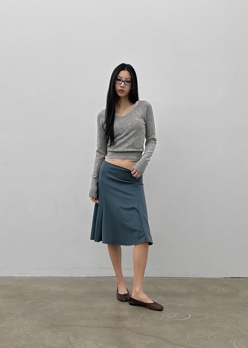[MADE] Ruby Woo Wool V-neck Knit