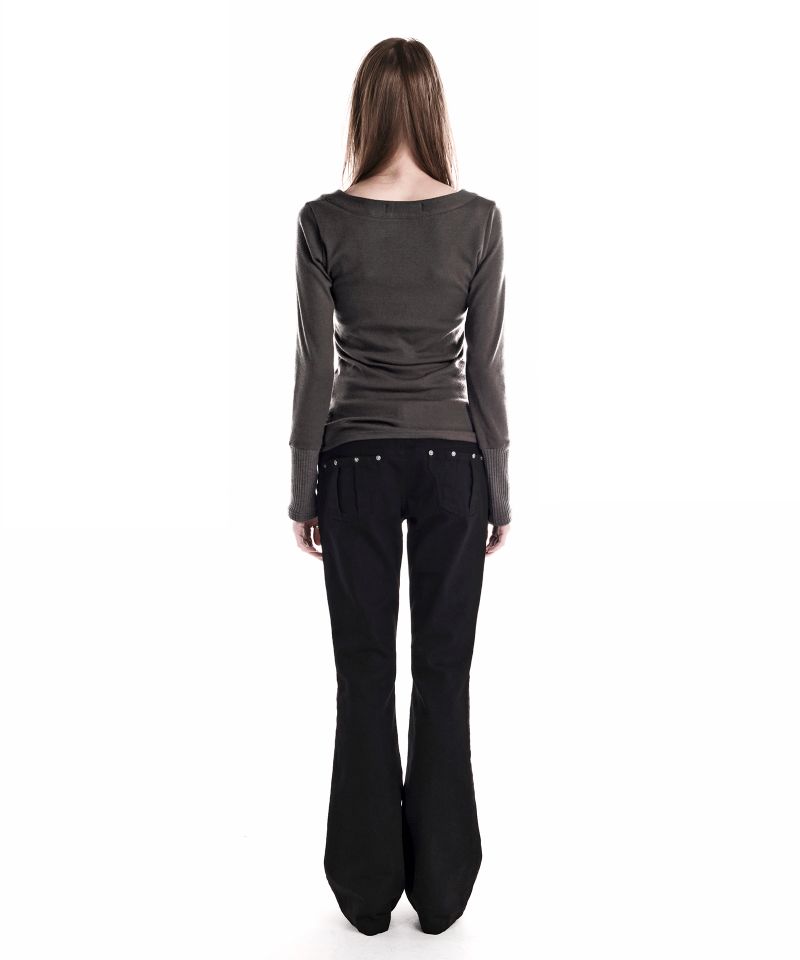 8-BUTTON HENLEY TOP KHAKI