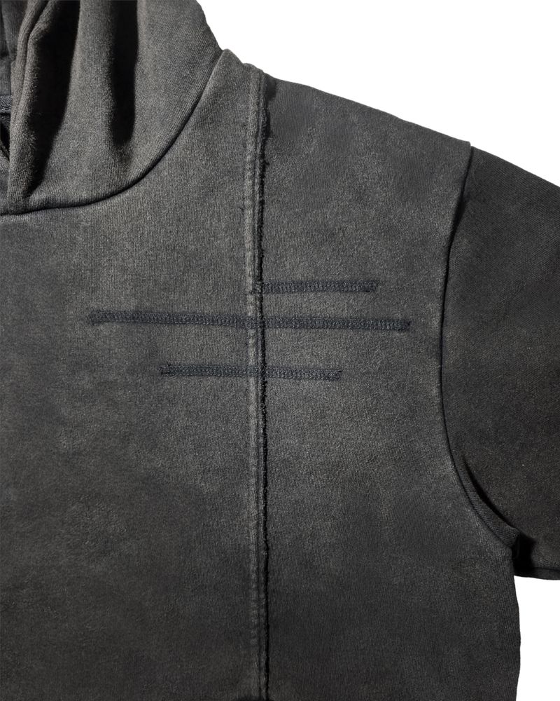 WASHED HOODIE BLACK