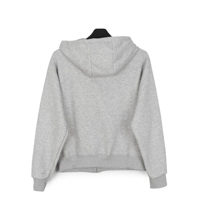 2S Diagonal High-Neck Hood Zip-up