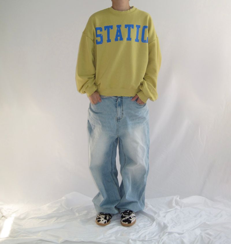 [UNISEX] STO Damage Sweatshirt (2 Colors)