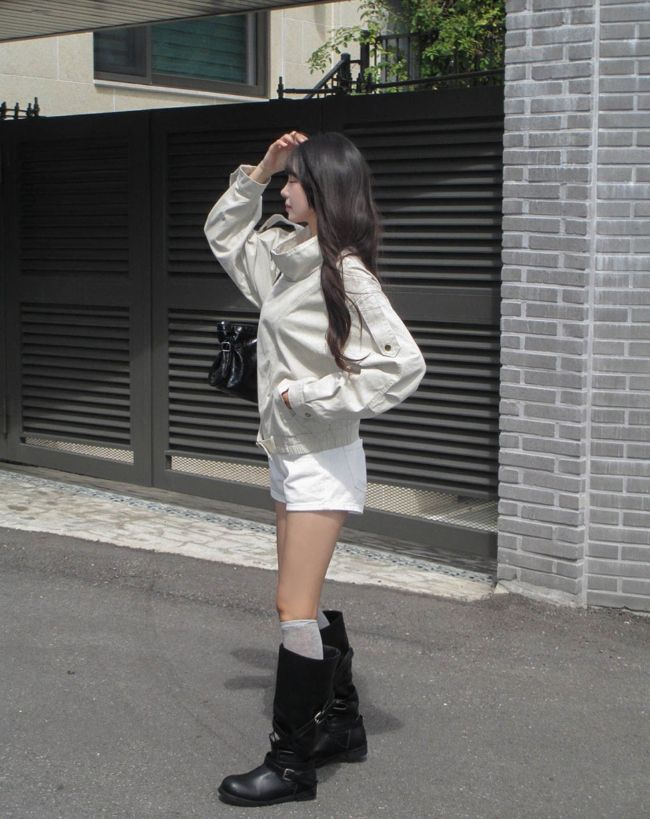 Laco High-Neck Belted Field Jumper